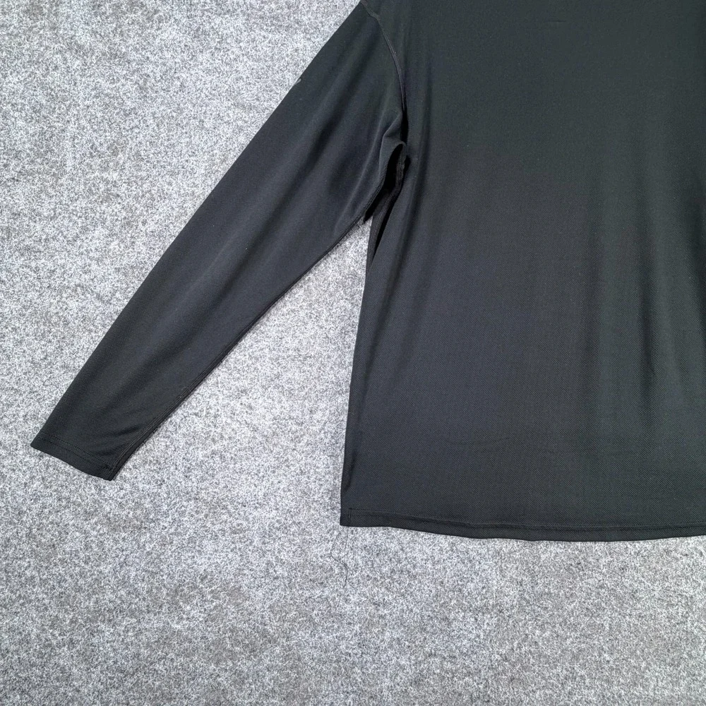 REI Recreational Equipment Long Sleeve T-Shirt Mens Black Casual UPF50+ Crewneck